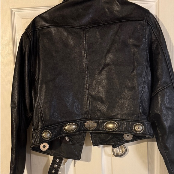 Vintage Harley Davidson Leather Motorcycle Jacket - Picture 6 of 13